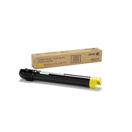 Xerox Xerox Yellow Toner Cartridge, 15000 Yield 006R01396